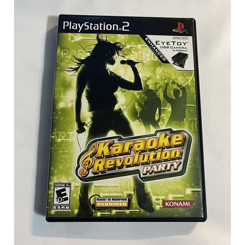 Karaoke Revolution Party - PlayStation 2 Konami  Complete With Manual Tested